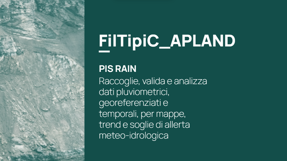 PIS RAIN — Caricamento dati raster temporali