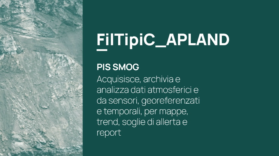 PIS SMOG — Configurazione dataset, analisi sensori